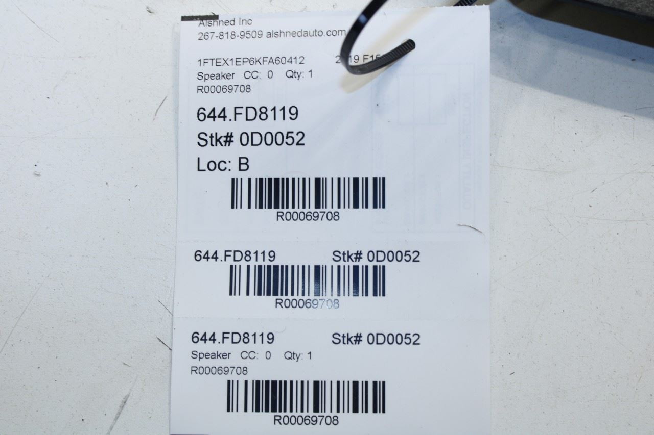 2015-2021 Ford F150 XL Super Cab Front Left Door Audio Speaker FL3T-18808-AB OEM - Alshned Auto Parts