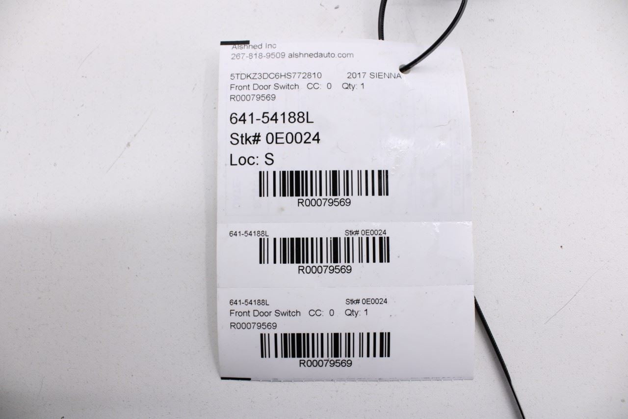 14-20 Toyota Sienna LE Front Left Door Master Window Switch w/ Mirror Switch OEM - Alshned Auto Parts