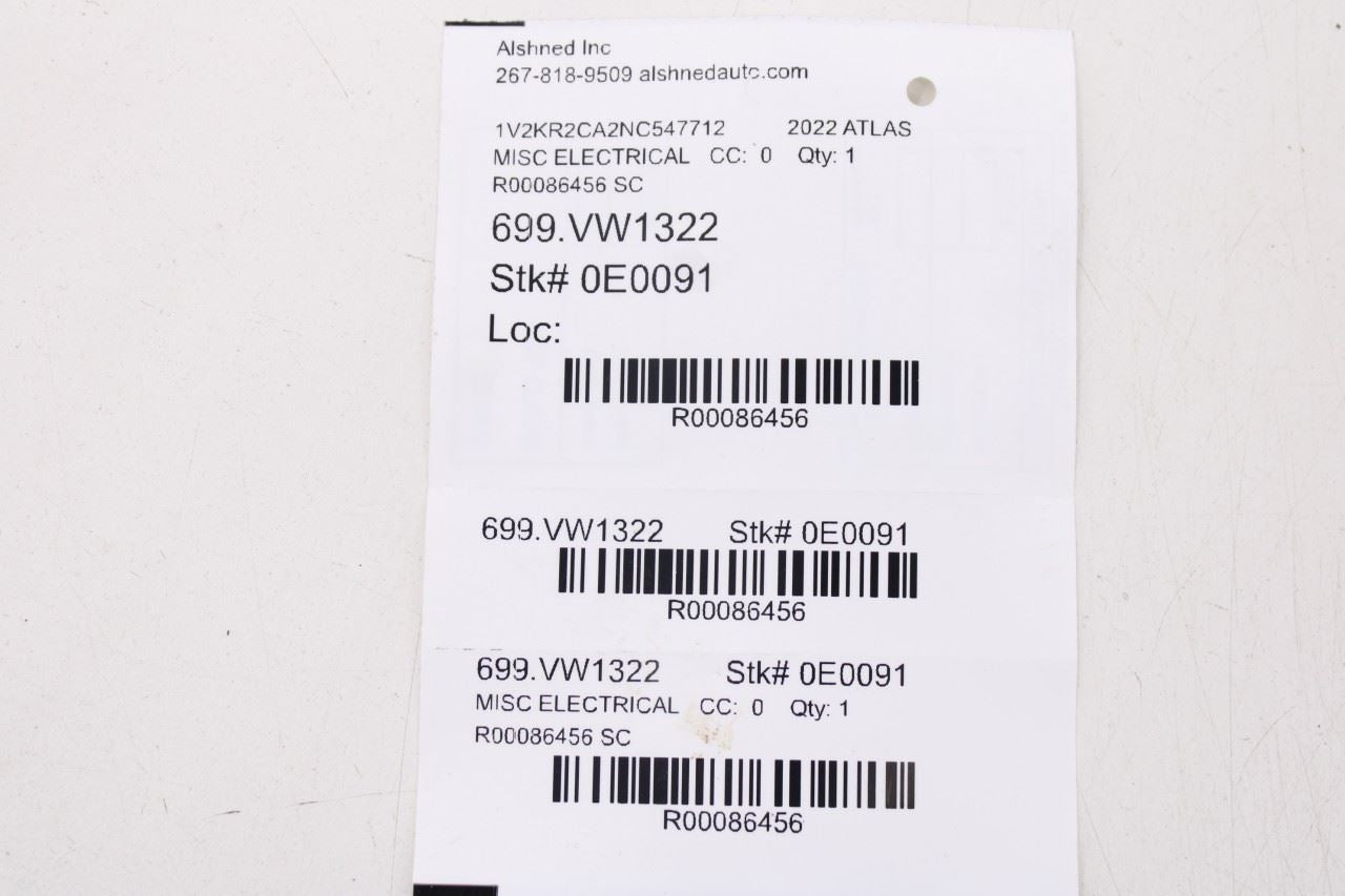 2018-2026 Volkswagen Atlas SE 3.6L AWD Telematics Wireless Charging Plate Module - Alshned Auto Parts