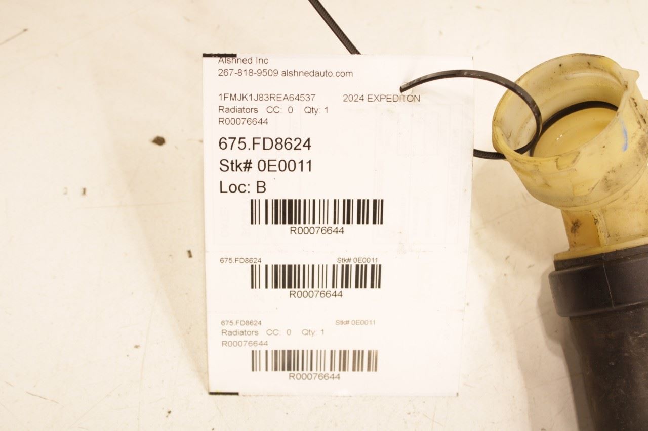 22-26 Ford Expedition MAX XLT 3.5L Radiator Lower Water Coolant Hose NL1Z-8286-B - Alshned Auto Parts