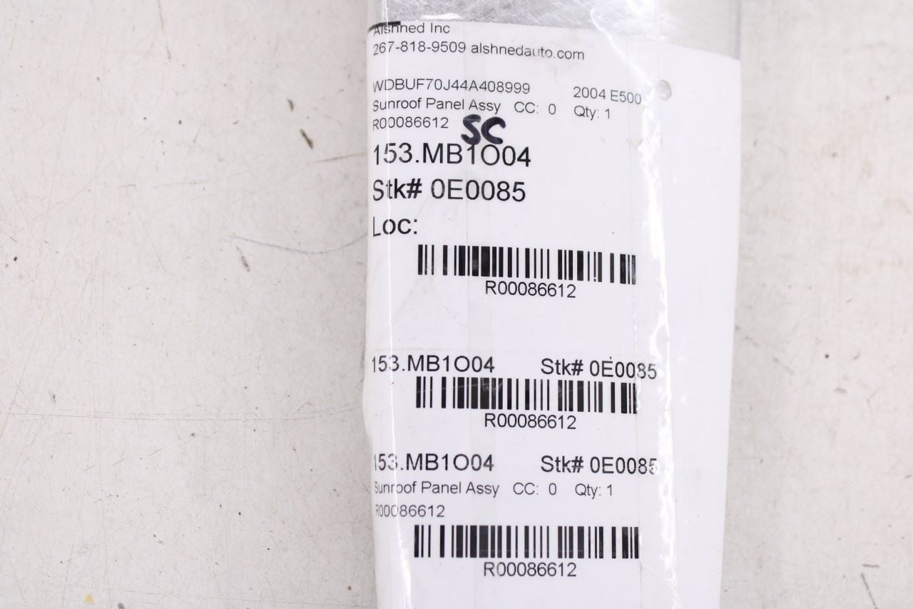 02-09 Mercedes-Benz E500 5.0L RWD Right Side Center Overhead Reading Light Lamp - Alshned Auto Parts