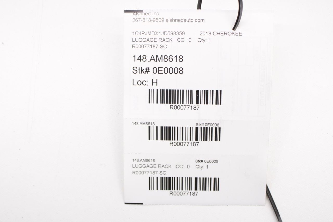 14-22 Jeep Cherokee Limited Left and Right Roof Luggage Rack Rail 68102996AD OEM - Alshned Auto Parts