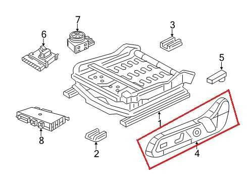 11-2023 Dodge Charger GT AWD FR Left Seat Adjuster Switch Cover 1UY33DX9AC *ReaD - Alshned Auto Parts