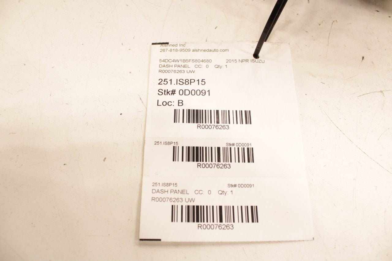 2012-2020 ISUZU NPR HD Steering Column Shroud Cover 8-97405-356-5 OEM - Alshned Auto Parts