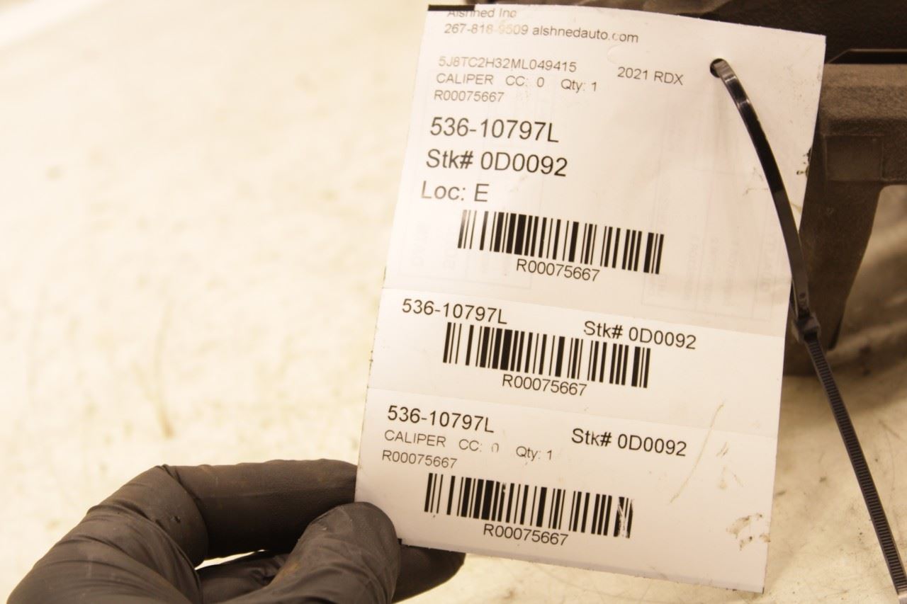 2019-2021 Acura RDX SH-AWD Front Left Side Disc Brake Caliper 45019-TJB-A00 - Alshned Auto Parts