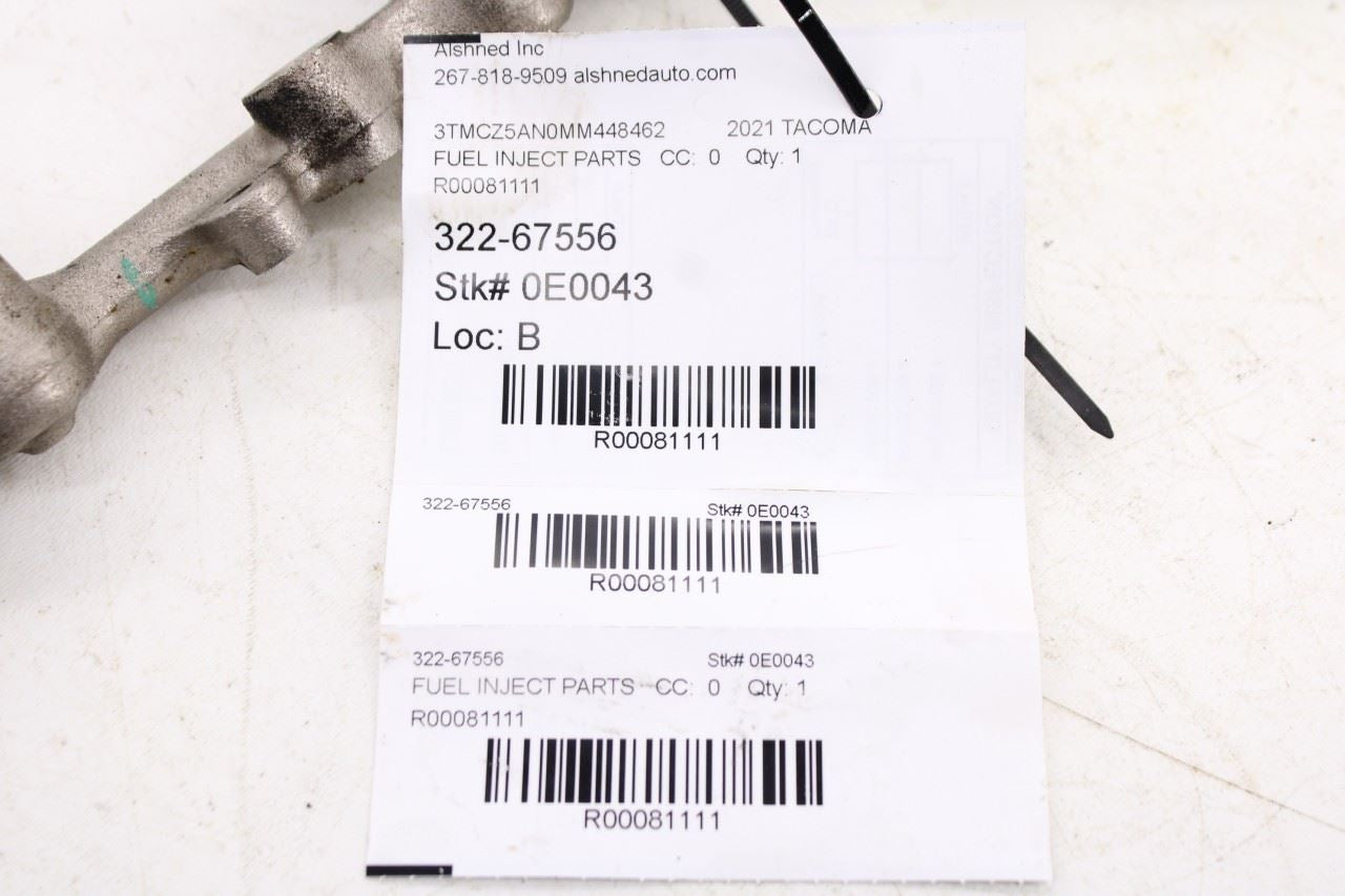 2015-2023 Toyota Tacoma SR5 Double Cab 3.5L Right Side Lower Fuel Delivery Rail14