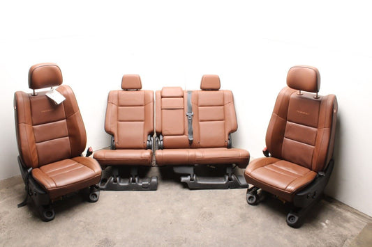 15-17 Jeep Grand Cherokee Summit Front and Rear 2nd Row RH LH Side Seat Complete - Alshned Auto Parts