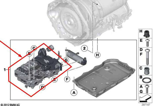 17-20 BMW 430i xDrive 2.0L AWD 8-Speed Auto Transmission Valve Body 24008632213 - Alshned Auto Parts