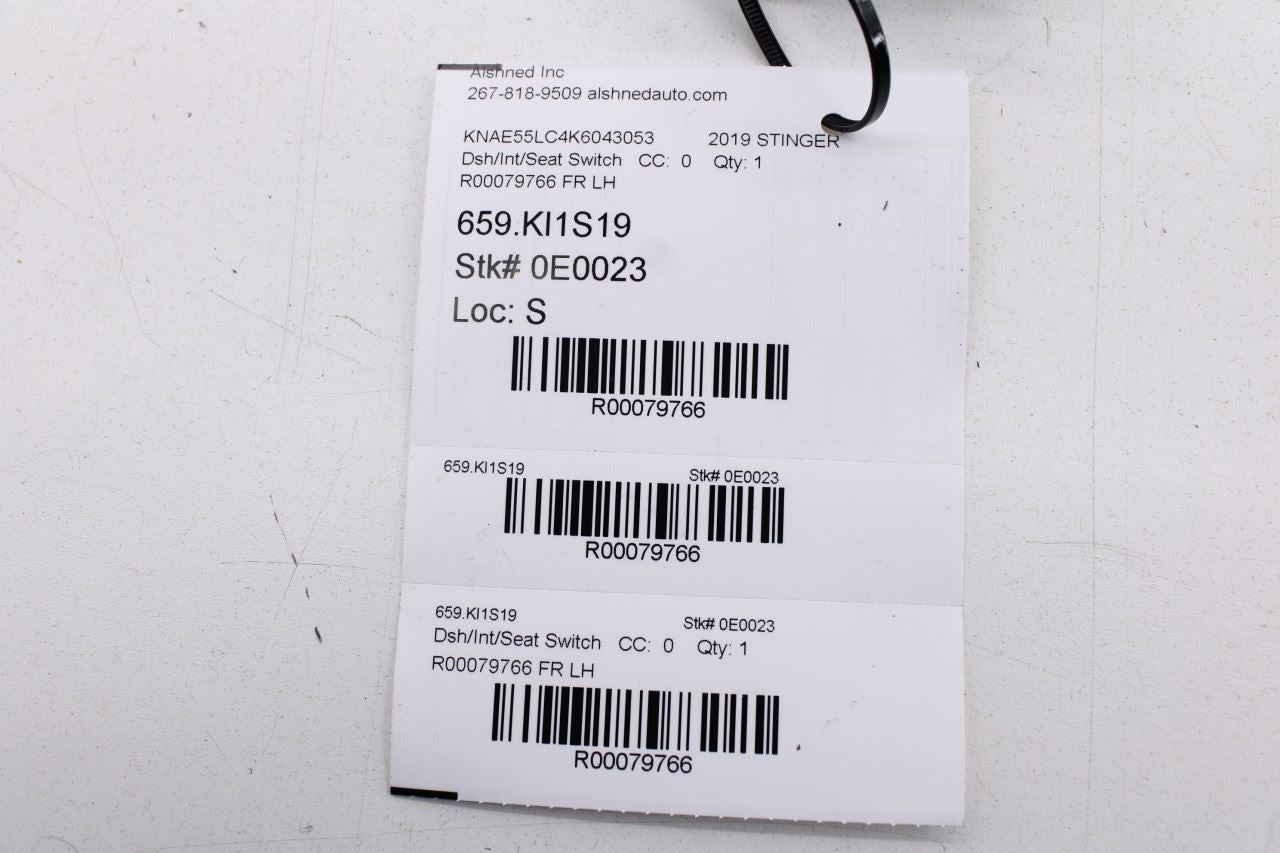 2018-21 Kia Stinger GT2 AWD Front Left Power Seat Adjustment Switch 88540-J5120 - Alshned Auto Parts