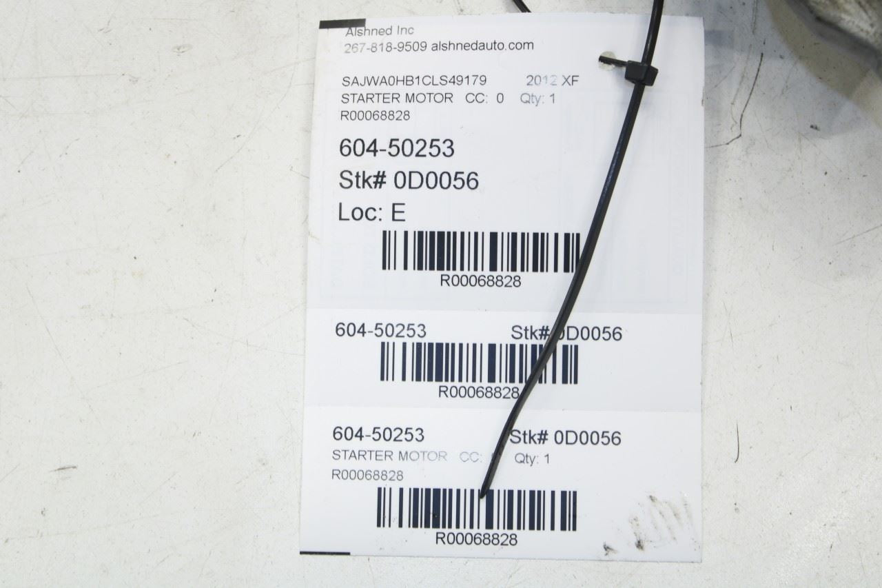 2010-2012 Jaguar XF Portfolio 5.0L Engine Starter Motor 8W83-11001-BB OEM - Alshned Auto Parts