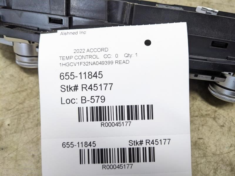 21-22 Honda Accord AC Heater Temperature Climate Control 79610-TVA-A210M1 *ReaD* - Alshned Auto Parts
