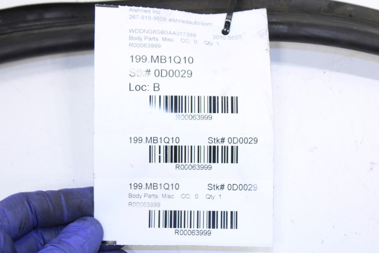 2007-2013 Mercedes-Benz S550 Hood Rear Seal 221-628-00-98 OEM - Alshned Auto Parts