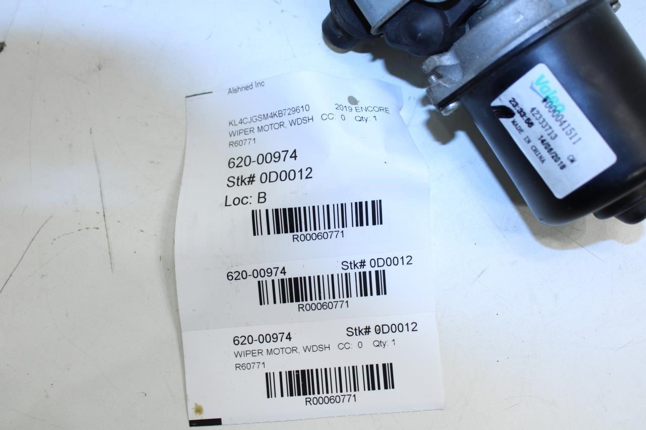 2015-2022 Buick Encore Chevrolet Trax Front Windshield Wiper Motor 42333713 OEM - Alshned Auto Parts