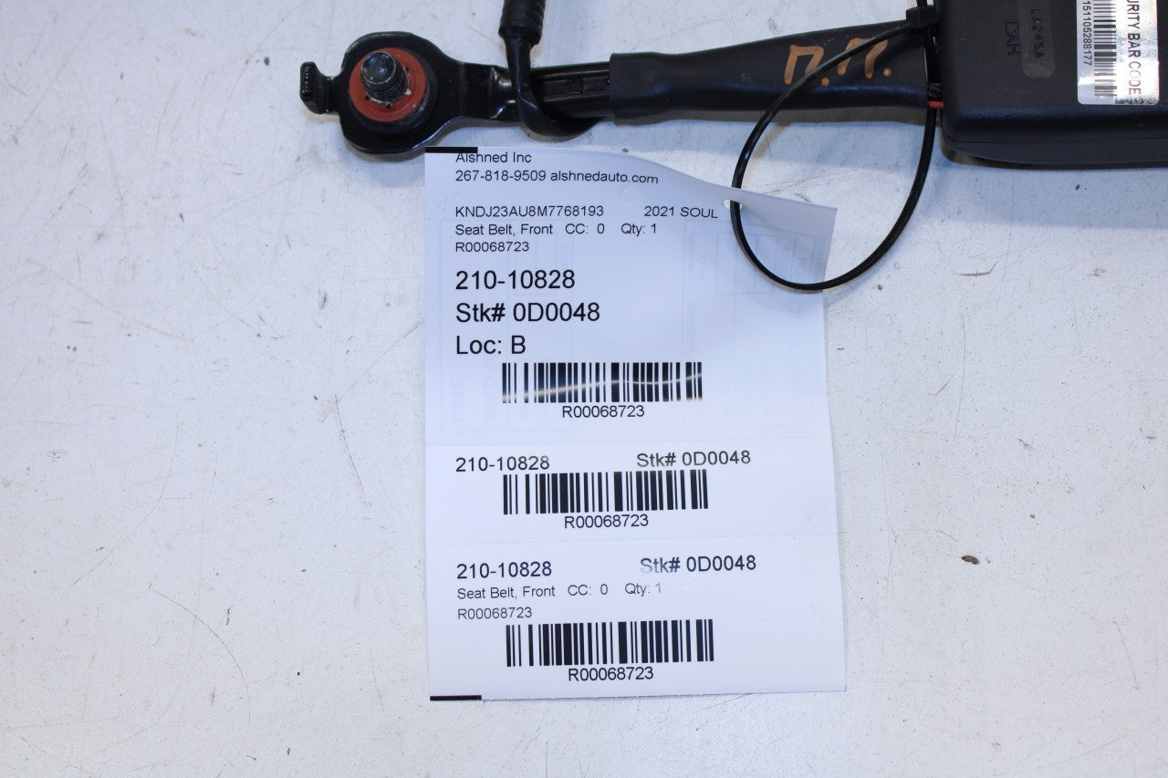 20-24 Kia Soul LX 2.0L Front Passenger Right Side Seat Belt Buckle 88840K0000WK - Alshned Auto Parts