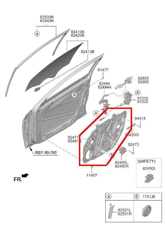 2021-25 Hyundai Elantra SEL Front Right Door Window Regulator w/ Carrier *ReaD* - Alshned Auto Parts