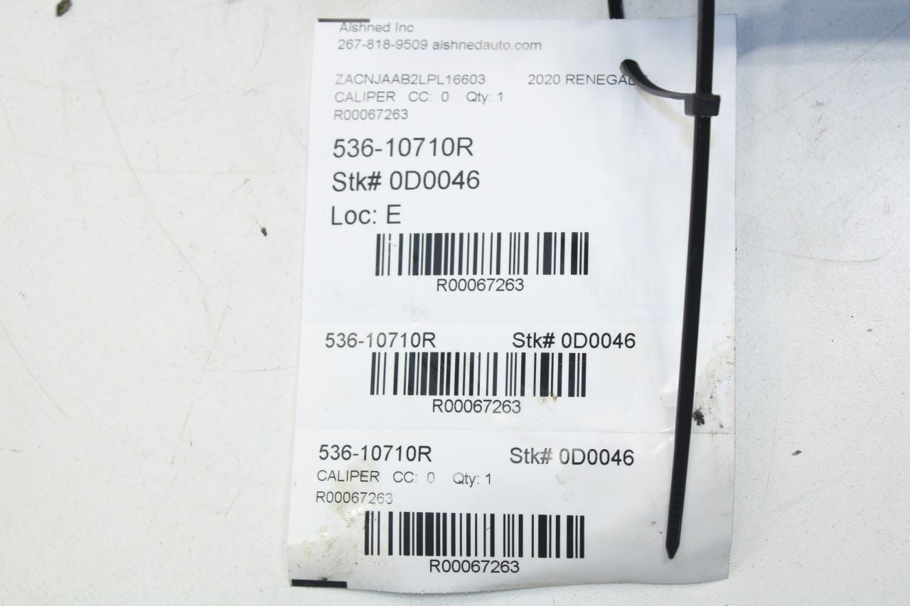 2015-2023 Jeep Renegade Sport Front Right Side Brake Disc Caliper 68443750AA OEM - Alshned Auto Parts