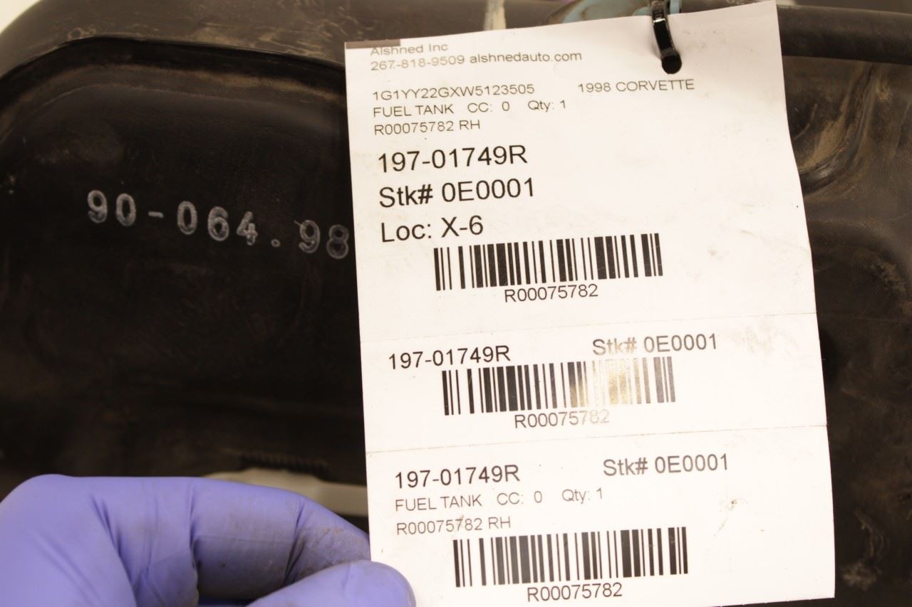 1997-1998 Chevrolet Corvette 5.7L Right Passenger Side Fuel Gas Tank 12458238 - Alshned Auto Parts
