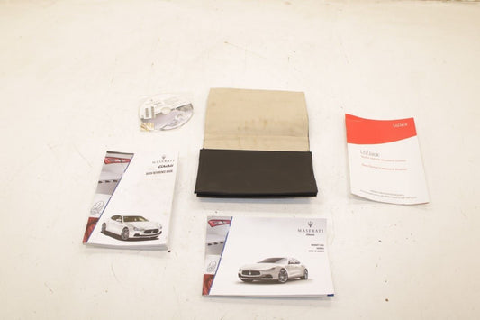2016 Maserati Ghibli S Q4 Owners Welcome Booklet Set with Case R73127 - Alshned Auto Parts