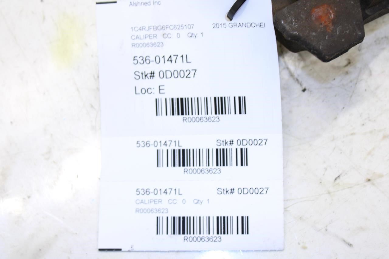 2011-2015 Jeep Grand Cherokee Limited Front Left Brake Disc Caliper 68052363AB - Alshned Auto Parts