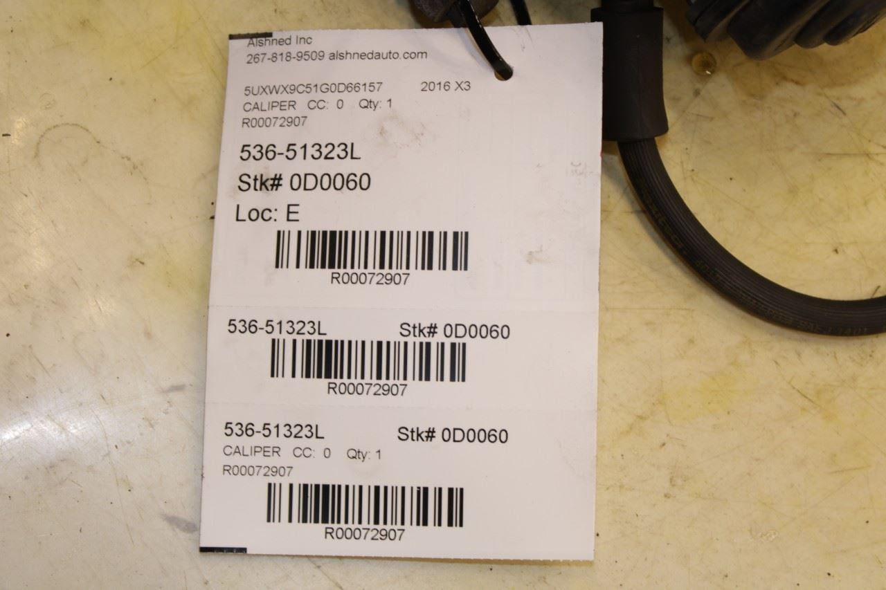 2011-2017 BMW X3 xDrive28i Rear Left Driver Side Brake Disc Caliper 34216791017 - Alshned Auto Parts