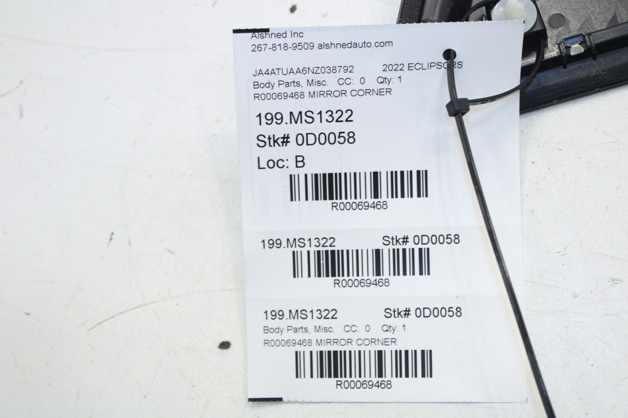 2018-25 Mitsubishi Eclipse Cross ES Rear Right Side Quarter Panel Cover Molding - Alshned Auto Parts