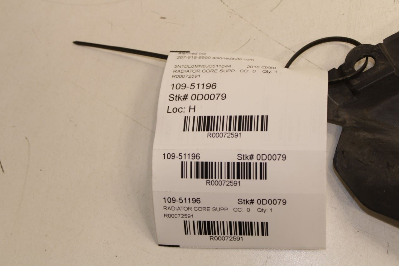 2014-2020 Infiniti QX60 Radiator Core Support Cover Sight Shield 62580-3JA0A OEM - Alshned Auto Parts