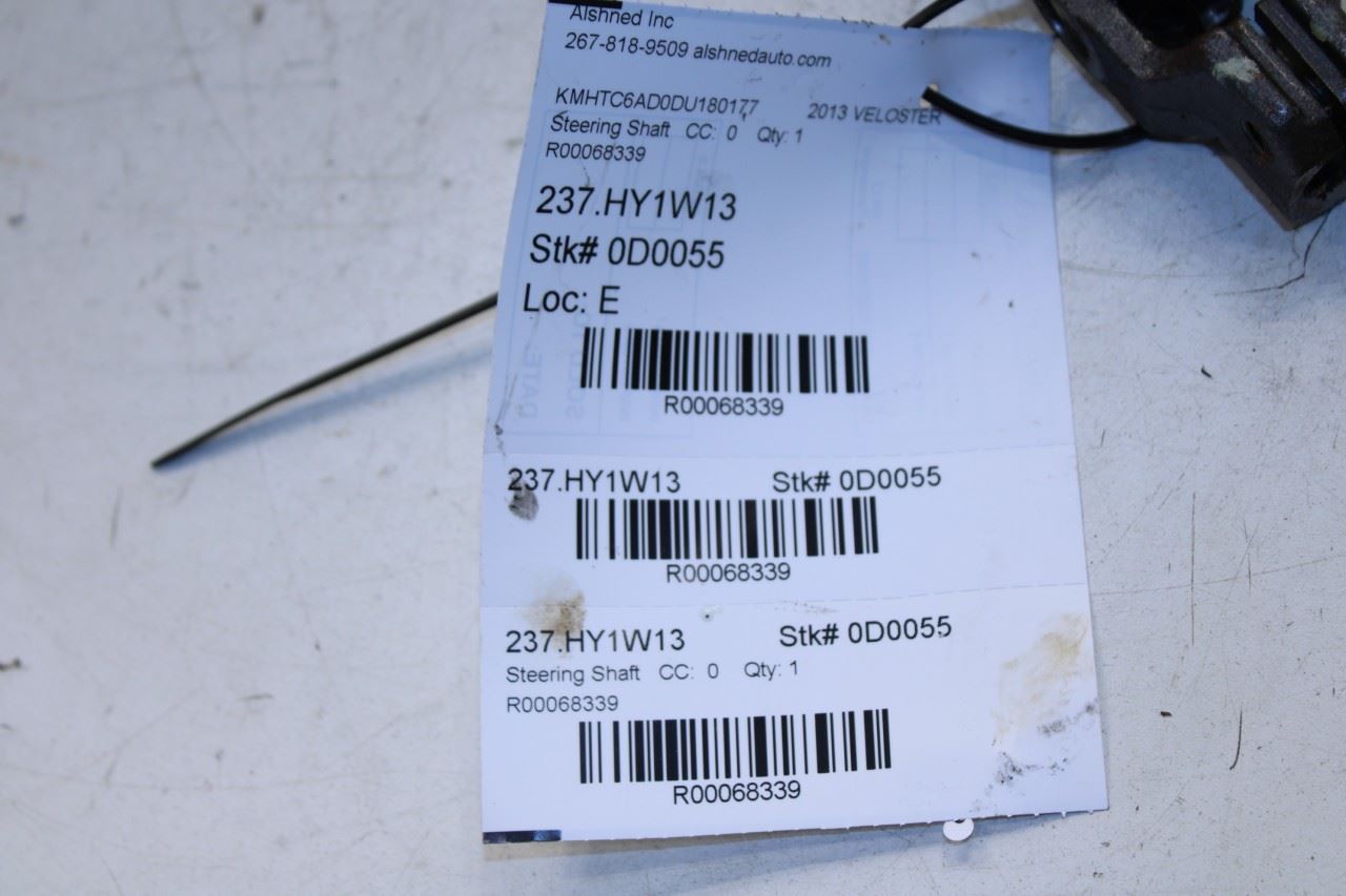 11-17 Hyundai Veloster 1.6L Steering Column Intermediate Lower Shaft 56400-2V001 - Alshned Auto Parts