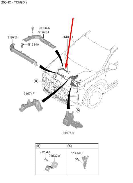 2021-2023 Hyundai Santa Fe SEL 2.5L AWD Engine Wiring Harness 91400-S2510 OEM - Alshned Auto Parts