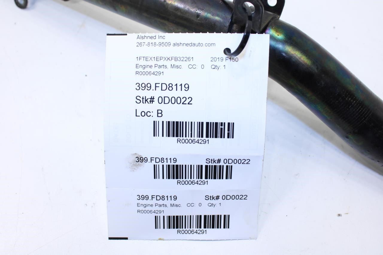 2015-2019 Ford F150 XL 2.7L 4WD Engine Cooling System Pipe Upper FL3Z-8290-A OEM - Alshned Auto Parts