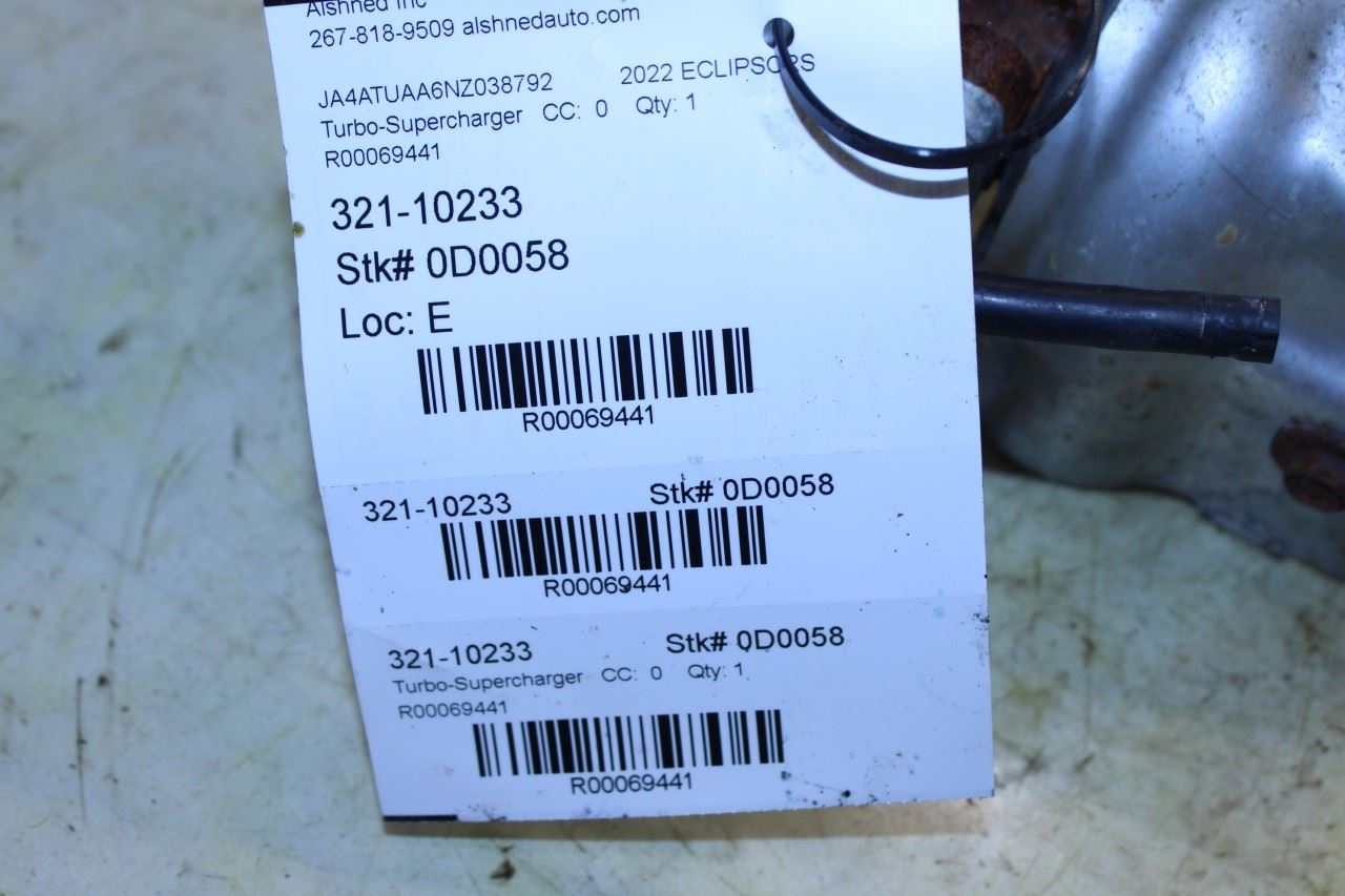 2022-2025 Mitsubishi Eclipse Cross ES 1.5L Engine Turbocharger 31K 1515A431 OEM - Alshned Auto Parts