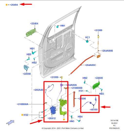 2015-20 Ford F150 Rear Right Side Door Lock Latch Actuator HL3V-16264B52-BN OEM - Alshned Auto Parts