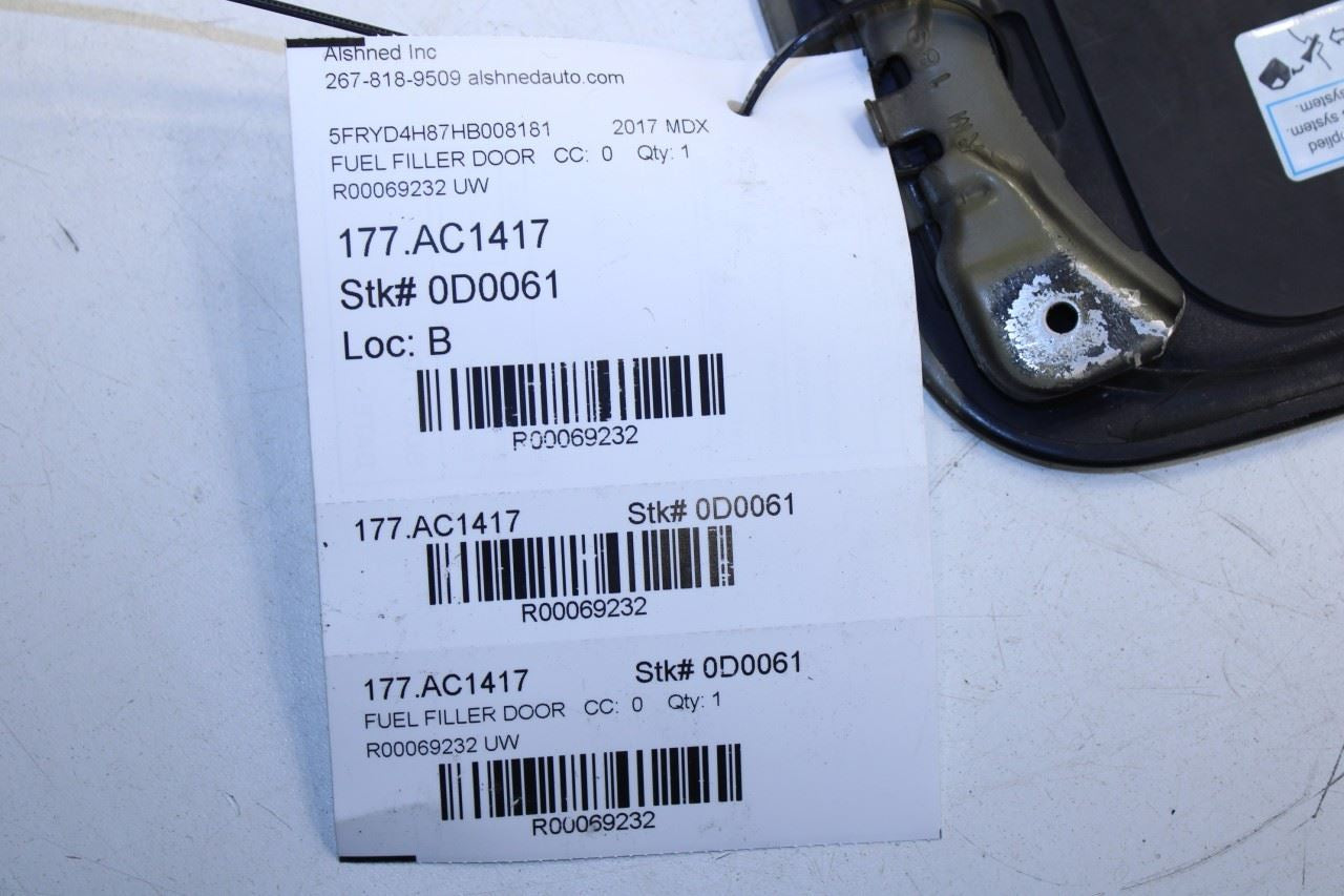 2014-2020 Acura MDX Advance 3.5L Fuel Tank Filler Door Lid Cover 63910-TZ5-A01ZZ - Alshned Auto Parts