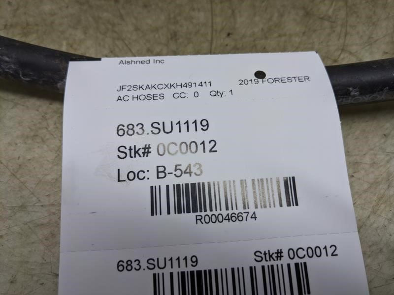 2019-23 Subaru Forester AC Air Conditioning Discharge Hose Tube Pipe 73424SJ030 - Alshned Auto Parts