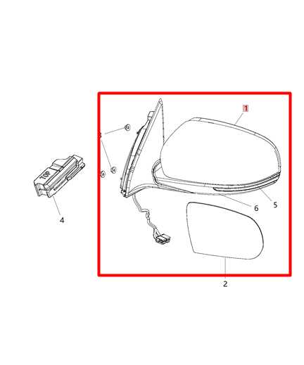 2014-17 Jeep Cherokee 75th Anniversary Passenger RH Side Rear View Mirror *ReaD* - Alshned Auto Parts