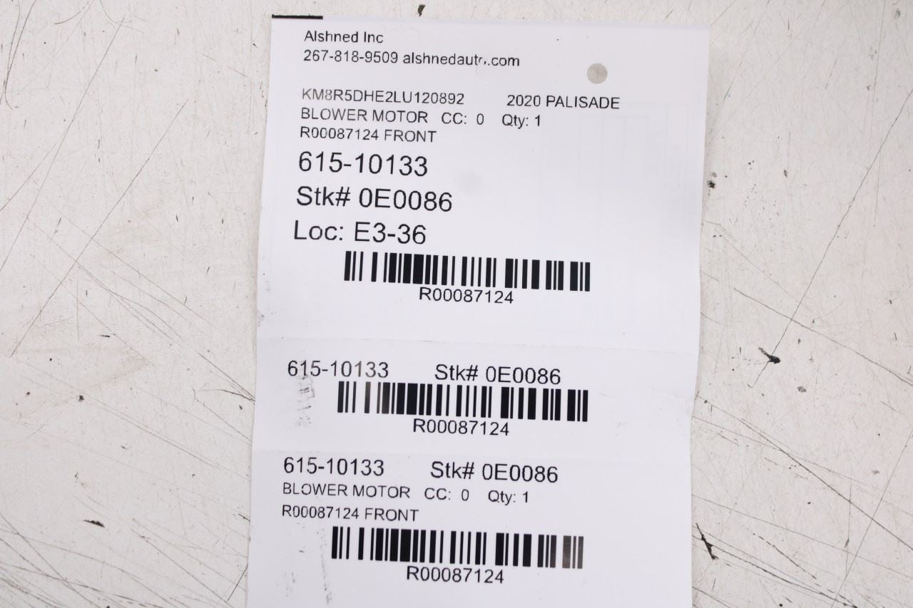20-22 Hyundai Palisade Limited AWD Front HVAC AC Blower Fan Motor 97113S8000 OEM13