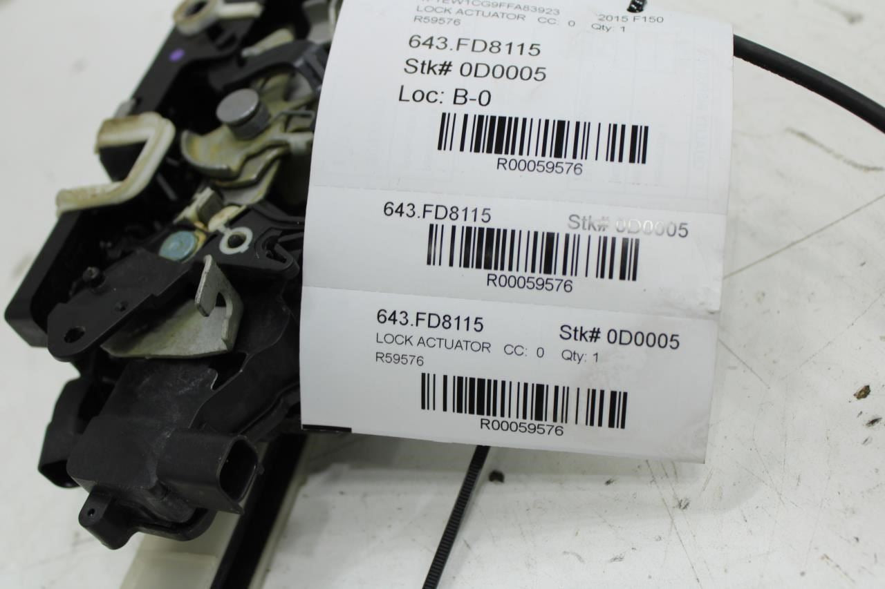 2015-2020 Ford F150 Platinum Rear Left Door Lock Latch Actuator JL3Z-1526413-D - Alshned Auto Parts