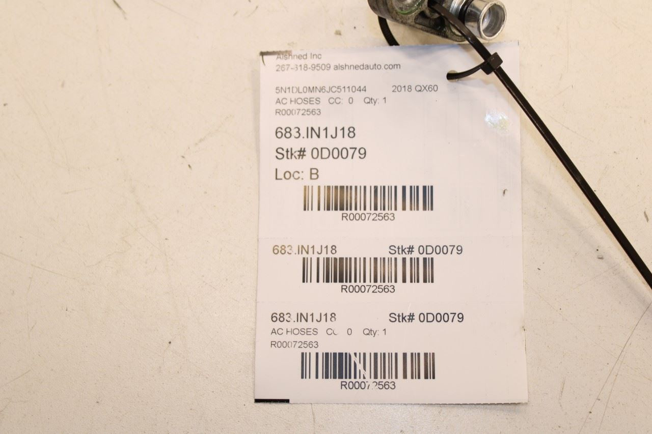 2014-20 Infiniti QX60 3.5L FWD AC Conditioning Discharge Flexible High Hose Line - Alshned Auto Parts