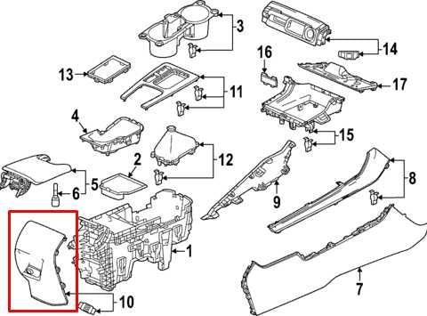 23-2026 Acura Integra A-Spec Center Console Back Trim Panel w/ Charger USB Port - Alshned Auto Parts