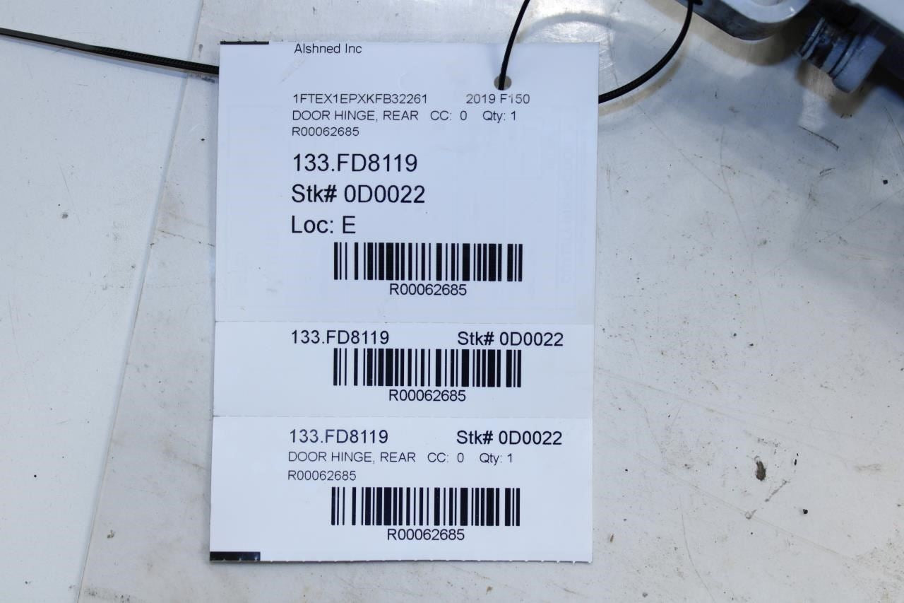 2015-2025 Ford F150 XL Rear Left Extended Door Hinge w/ Bolts FL3Z-1826801-C OEM - Alshned Auto Parts