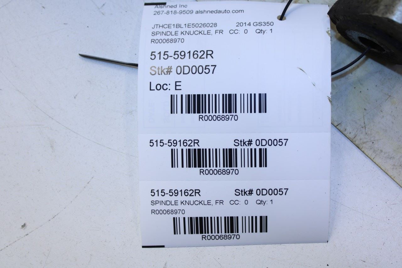 2013-2020 Lexus GS350 Front Right Passenger Side Spindle Knuckle Hub 43201-30040 - Alshned Auto Parts