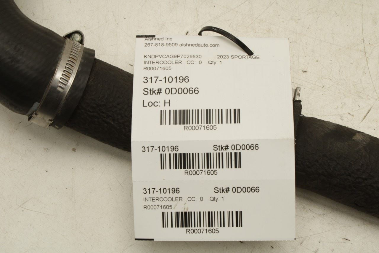 23-25 Kia Sportage Hybrid EX 1.6L Engine Intercooler Inlet Upper and Lower Hose - Alshned Auto Parts