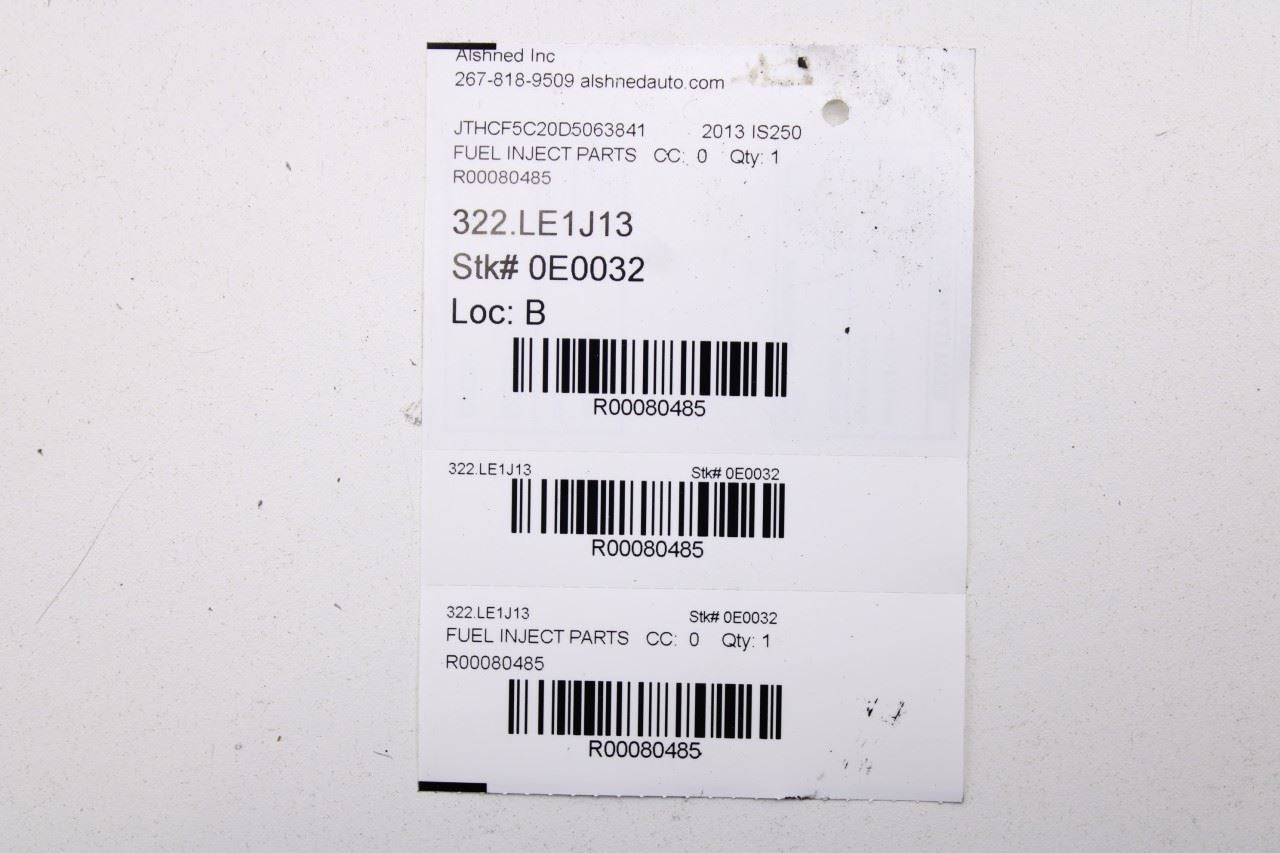 2006-2015 Lexus IS250 2.5L Left and Right Fuel Rail with Injectors 23808-31010 - Alshned Auto Parts