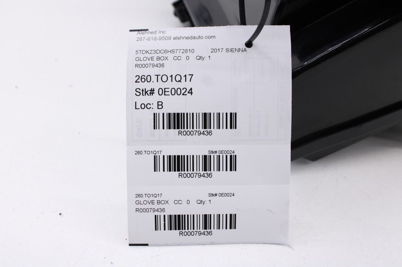 14-20 Toyota Sienna LE Dashboard Upper Glove Box Storage Compartment 55042-08030 - Alshned Auto Parts
