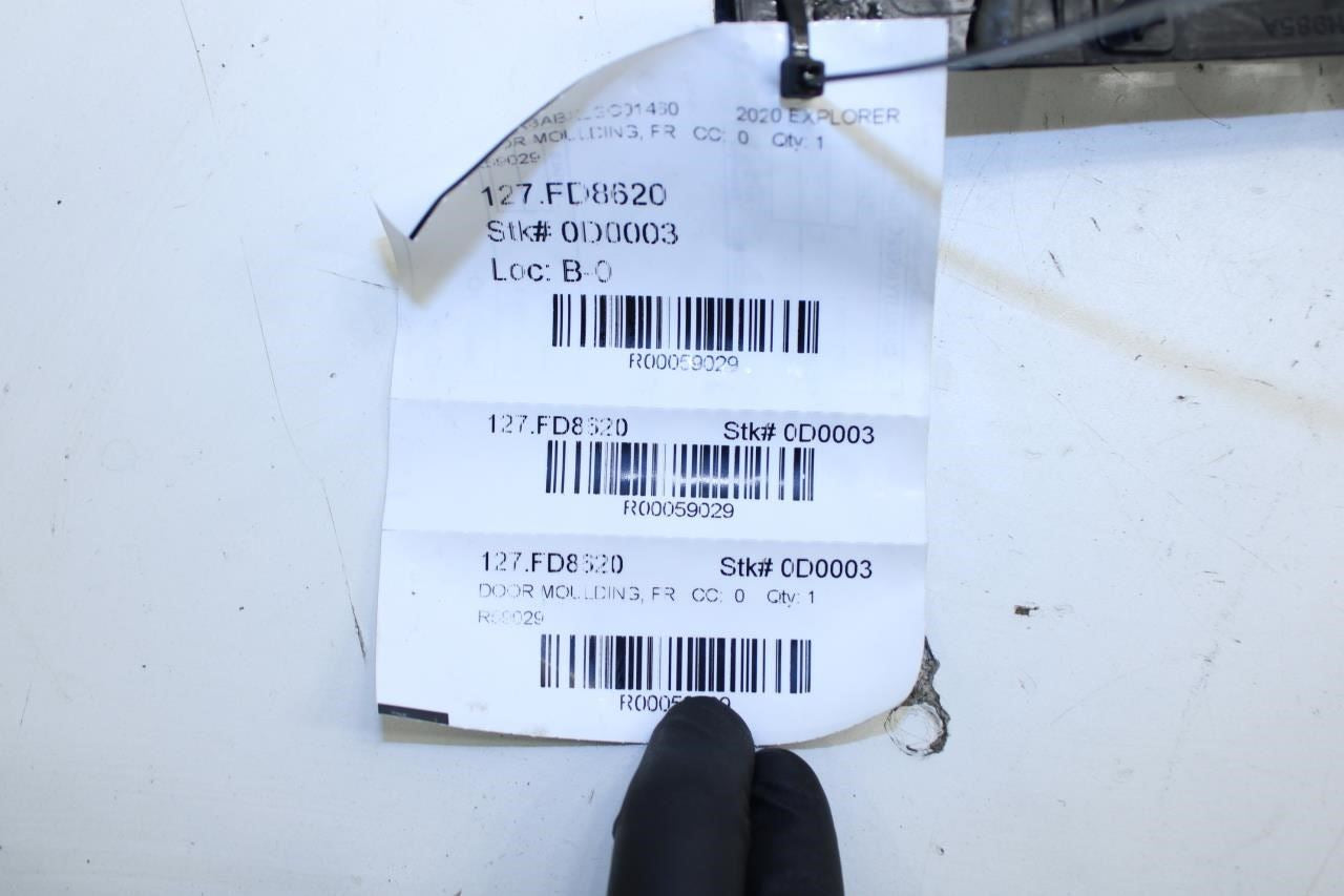 20-25 Ford Explorer Police Front LH Door B-Pillar Applique Molding LB5Z7820555B - Alshned Auto Parts