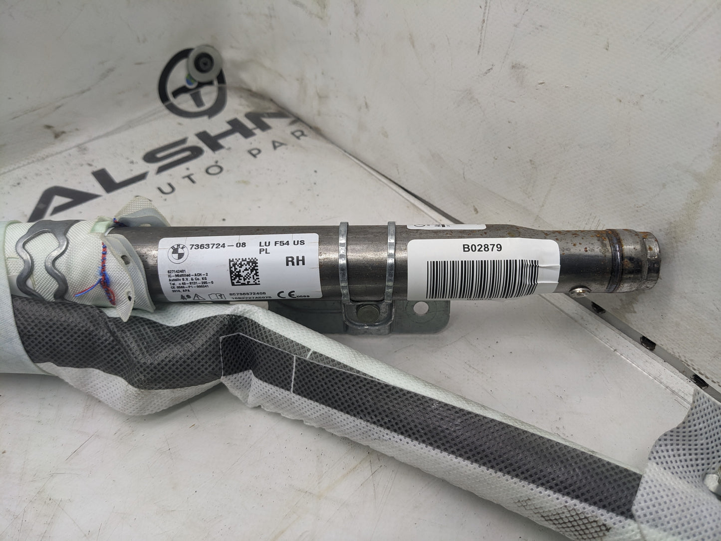 2017-2022 Mini Cooper Clubman Right Side Roof Curtain Airbag 7363724 OEM - Alshned Auto Parts