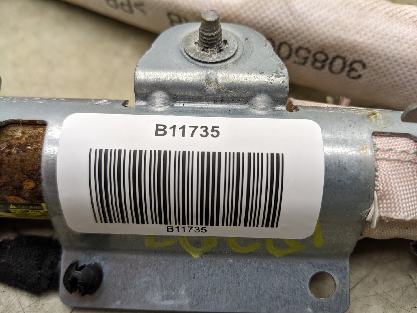 2017-2020 Jaguar XE Right Side Roof Inflator Curtain Air Bag T4N16128 OEM - Alshned Auto Parts