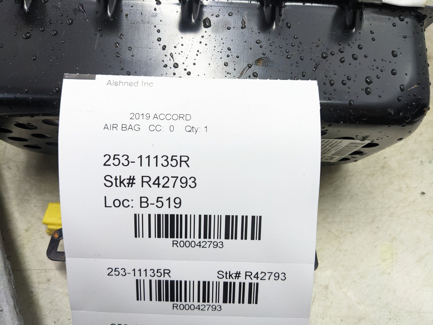 2018-2021 Honda Accord Passenger Right Front Dash Airbag 77850-TVA-A813-M1 OEM - Alshned Auto Parts