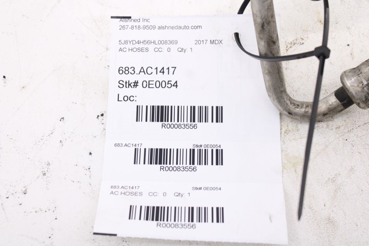 17-20 Acura MDX w/ Technology Pkg 3.5L AC Conditioning Discharge Hose Tube Pipe - Alshned Auto Parts