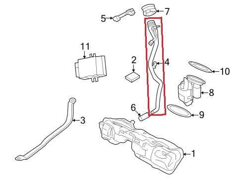 23-24 BMW 430i Gran Coupe xDrive 2.0L Fuel Filler Neck Hose Pipe 16118485970 OEM - Alshned Auto Parts