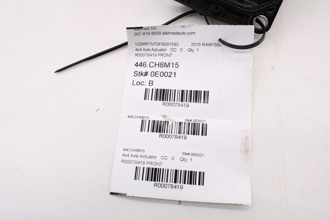 11-24 Ram 1500 Laramie Crew Cab 5.7L 4WD Front Differential Axle Locker Actuator - Alshned Auto Parts